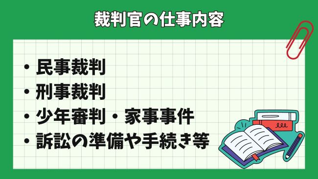 裁判官の仕事内容や業務内容