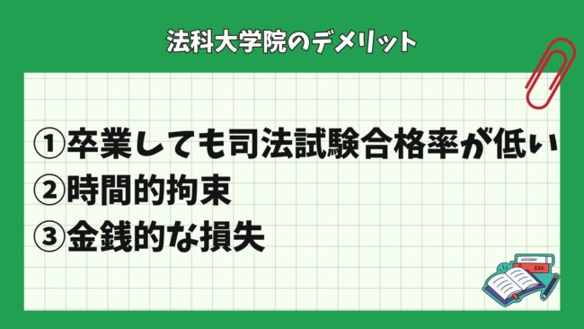 法科大学院のデメリット