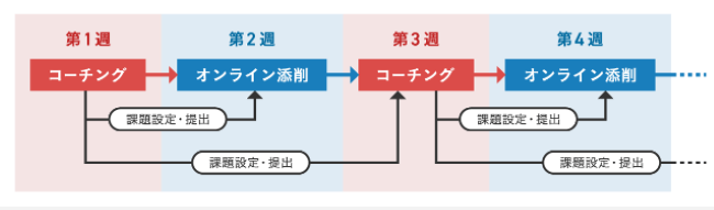 アガルートの個人別マネージメントオプション（マネオプ）指導の流れ